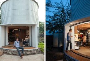 Архитектор Кристоф Кайзер  превратил старое зернохранилище в уютный дом