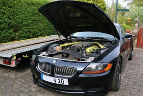 BMW Z4 с двигателем от Dodge Viper