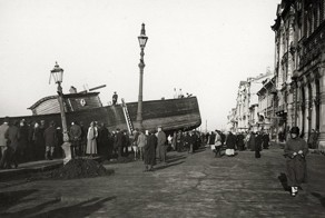Последствия жуткого наводнения в Ленинграде 23 сентября 1924 года