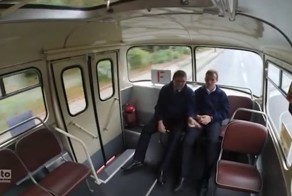 Harlem Shake в польском автобусе