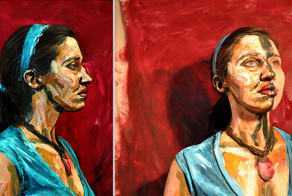 Художница превращает людей в живые картины