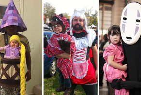 Отличные идеи семейных  костюмов на Хэллоуин