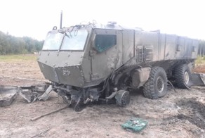 Бронеавтомобиль "Тайфун-К" успешно прошел испытания на подрыв