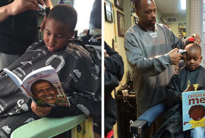 Парикмахерская, в которой детям делают скидку за чтение вслух