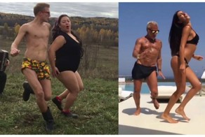 Наш ответ итальянскому миллионеру! «Боня и Кузьмич» сняли пародию на танцующего бизнесмена