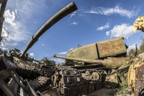 Кладбище бронетехники в Кубинке