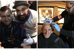 Мир не без добрых людей: мусульманин и еврей бесплатно подстригают бездомных на улицах Лондона