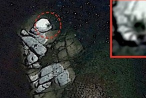 Пользователь Google Earth обнаружил гигантского паука у побережья Мексики