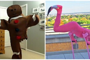 Одноногий парень делает новый "костюм для одной ноги" на каждый Хэллоуин