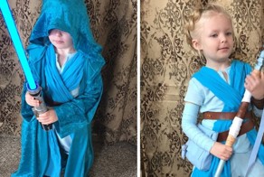Ради дочери отец скрестил "Холодное сердце" со "Звездными войнами"