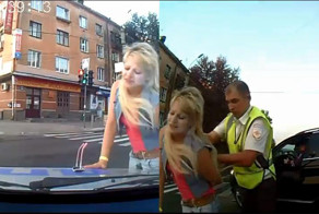 Погоня за девушкой на BMW (видео)