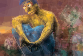 Знаменитые картины в стиле «Симпсонов»