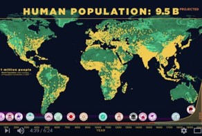 Ученые наглядно показали, как росло население Земли за всю историю существования человечества