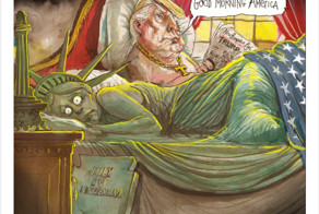 Победа Трампа глазами карикатуристов со всего света