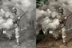 Знаменитые исторические фотографии теперь в цвете! Часть 2 (28 фото)