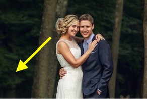 Никто не ожидал, что в разгар свадебной фотосессии на заднем плане появятся эти «ребята»