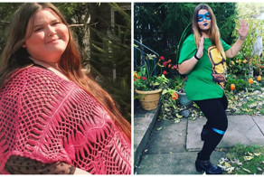 Девушка сбросила почти половину своего веса и стала звездой Инстаграма