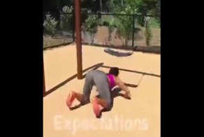 Уличная тренировка с качелями: ожидание и реальность 