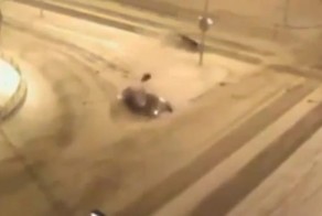 В Красноярске автомобиль ДПС попал в серьезную аварию во время погони