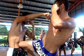 Бойцы тайского бокса приняли участие в популярном флешмобе "Mannequin Challenge"