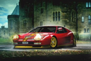 Герои из Гарри Поттера в виде автомобилей