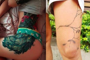 16 отличных идей татушек для ног