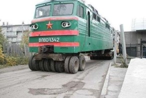 Тепловоз на шинах