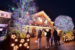 Самая праздничная улица Британии: тупичок в Бернем-он-Си украсили более 100 000 лампочек