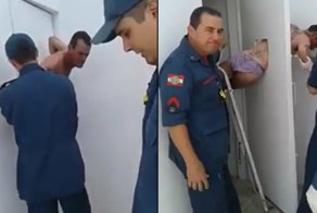 Двойная неудача: грабитель застрял в двери тюремной камеры