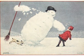 Рождественские открытки Викторианской эпохи, которые такие же жуткие как и то время