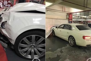 Китаянка случайно разбила новенький Bentley