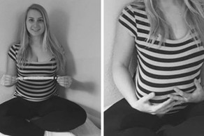 Устав от постоянных расспросов о детях, пара опубликовала фотографию с "новорожденным"