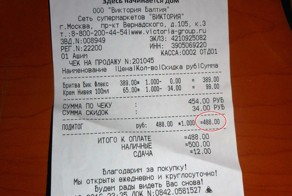 Скидки меняют знак