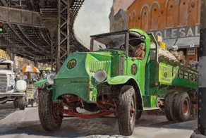Художественная реклама Mack Trucks Питера Хелка