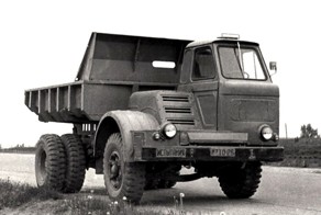Опытный грузовой автомобиль-самосвал МАЗ-510