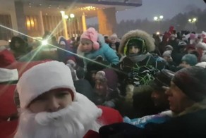 Давка из-за бесплатной Coca-Cola в Уфе