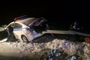 Полицейский погиб во время погони в Казахстане
