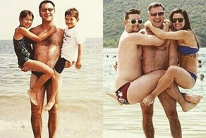 18 теплых семейных фотографий, снятых спустя годы