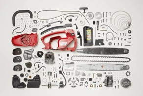 Приборы, разобранные по частям