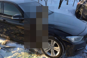 Кругом вандалы: с BMW украли бачок омывателя