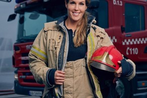 Гунн Нартен, «самая красивая женщина-пожарный»