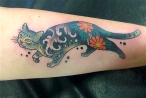 Лучшие тату с котами в мире
