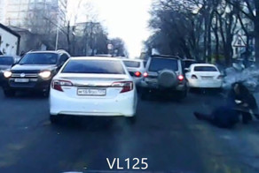 Драка автомобилистов во Владивостоке