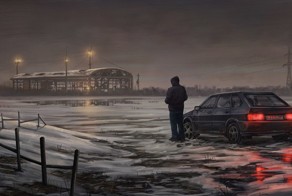 Нарисованные линии электропередач
