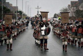  В Шотландии на этой неделе прошёл фестиваль викингов
