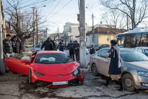 В Симферополе произошло дтп с участием Lamborghini