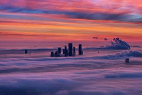 Москва под облаками