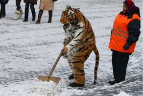 Уборка снега по-русски