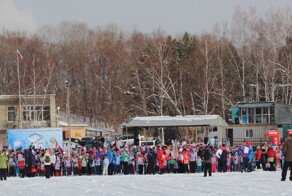 "Лыжня России" в фотографиях.  Хабаровск 12.02.2017