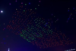 В Китае установили новый мировой рекорд, запустив в небо 1000 дронов